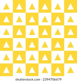 Yellow shade triangle pattern background. Triangle pattern background. Triangle background. Seamless pattern. for backdrop, decoration, Gift wrapping