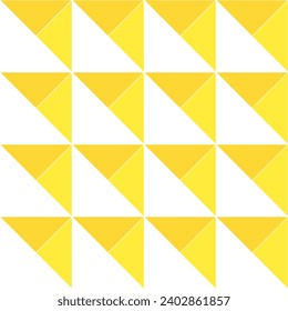 Yellow shade triangle pattern background. Triangle pattern background. Triangle background. Seamless pattern. for backdrop, decoration, Gift wrapping
