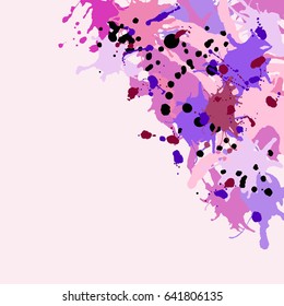 Yellow shades abstract blurred vector background with light lines 