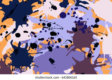 Yellow shades abstract blurred vector background with light lines 