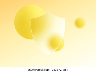 Yellow shield for online data safety