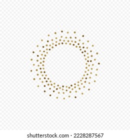 Yellow Shine Glamour Vector Transparent Background. Luxury Rain Postcard. Gold Sequin Anniversary Texture. Dot Rich Design.