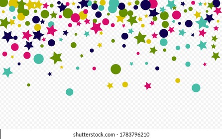 Yellow Shine Happy Transparent Background. FallingFestive Polka Texture. Carnaval Dot Pattern. Green Dust Christmas Wallpaper.