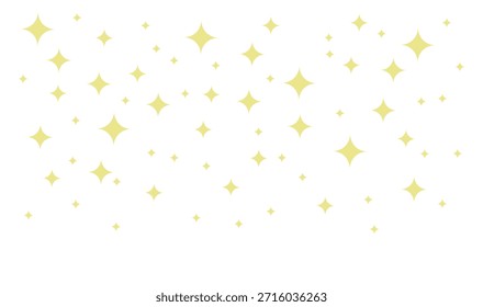Yellow shining star sparkle background perfect for celebratory creative design uses