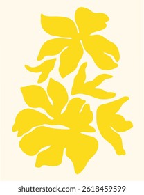 yellow silhouette of natural light