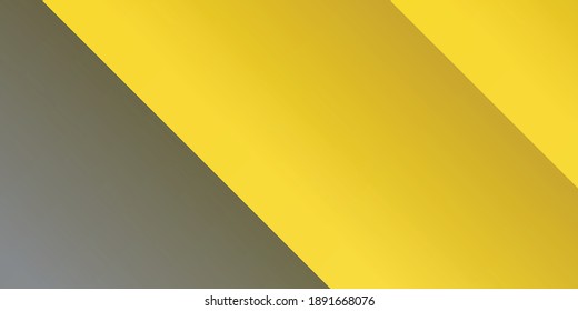 Fondo amarillo y plata con composición de color gris oscuro en abstracto. Los fondos abstractos con una sombra suave de rectángulo superpuesta se pueden utilizar para los banners de anuncios, plantilla de banner de venta
