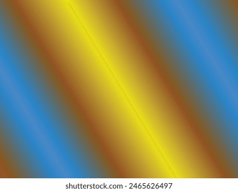 Yellow, sky blue and brown color combination gradient background design.