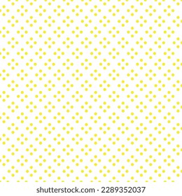 Yellow small dot and white abstract background