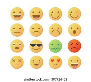 Yellow Smiles / Flat Illustrations / Simple Design