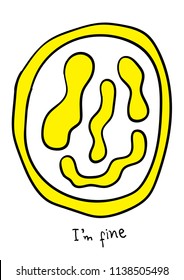 Yellow smiling face