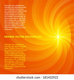 Yellow smooth light lines background. Vector illustration, eps 10, contains transparencies. For your lovely fine design cover book, web page background, surface. Bright attractive style presentation 