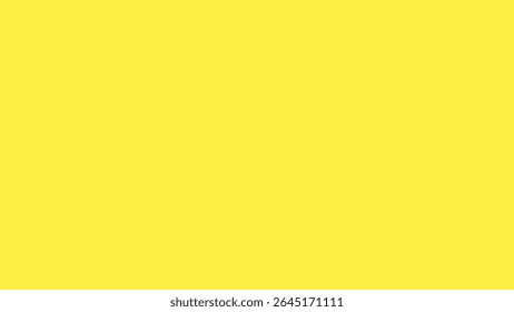 Yellow solid color flat abstract background