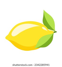yellow sour lemon fruit icon