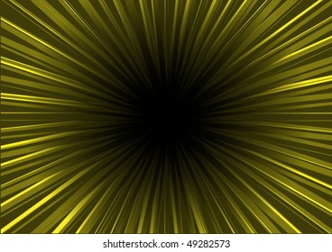 Yellow space worm hole