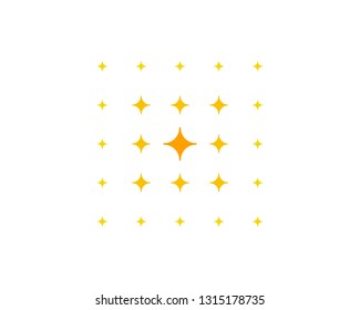 yellow sparkle pattern proximity design
