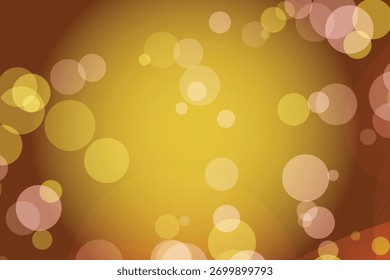 Uma esfera amarela com uma boca triste e luzes bokeh, transmitindo um sentimento de melancolia ou desapontamento.