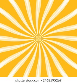yellow spiral rays background. sunburst pattern abstract background. candy pattern. sunburst colorful vector background