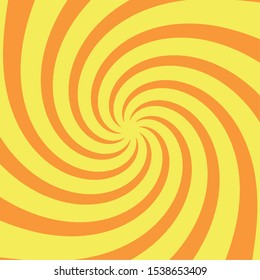 yellow spiral sunburst twirl swirl background