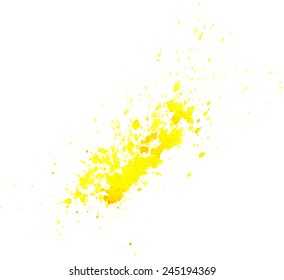 Yellow Splatter Isolated Vector Stock Vector (Royalty Free) 245194369 ...