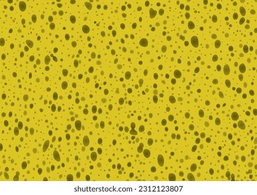 Yellow sponge texture with random pores