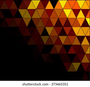 Yellow Square Grid Mosaic Background, Creative Design Templates