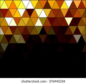 Yellow Square Grid Mosaic Background, Creative Design Templates