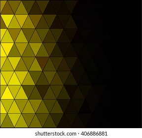 Yellow Square Grid Mosaic Background, Creative Design Templates