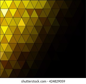 Yellow Square Grid Mosaic Background, Creative Design Templates