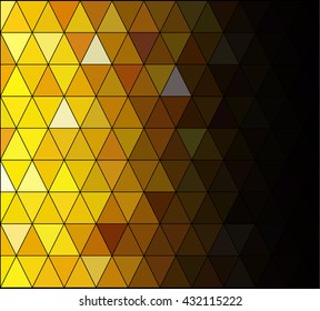 Yellow Square Grid Mosaic Background, Creative Design Templates
