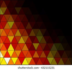 Yellow Square Grid Mosaic Background, Creative Design Templates