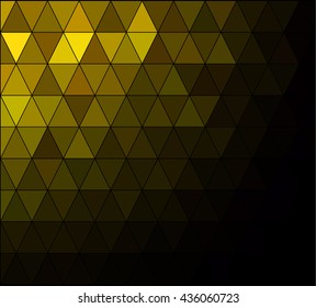 Yellow Square Grid Mosaic Background, Creative Design Templates