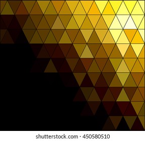 Yellow Square Grid Mosaic Background, Creative Design Templates