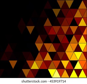 Yellow Square Grid Mosaic Background, Creative Design Templates