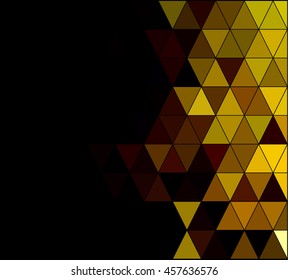 Yellow Square Grid Mosaic Background, Creative Design Templates