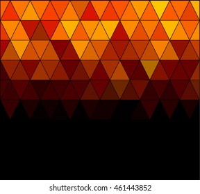 Yellow Square Grid Mosaic Background, Creative Design Templates