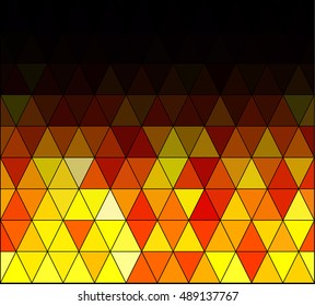 Yellow Square Grid Mosaic Background, Creative Design Templates