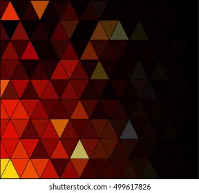 Yellow Square Grid Mosaic Background, Creative Design Templates