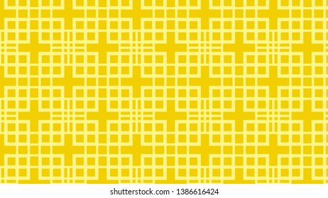 Yellow Square Pattern Vector Design
