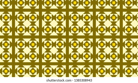 Yellow Square Pattern Vector Eps