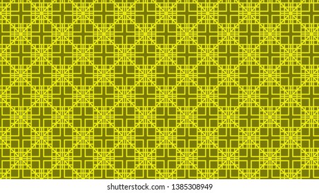 Yellow Square Pattern Vector Image