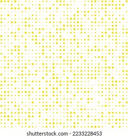 Yellow square and white abstract background
