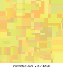 Yellow squared background. Vector illustration of abstract texture with squares. Pattern design for  card, banner, postcard, poster, flyer,  cover, brochure. 