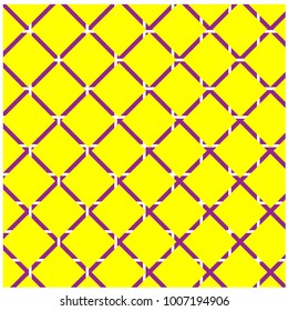 Yellow squares on a violet background