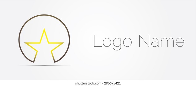 Yellow star In a circle