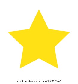 yellow star decoration award image