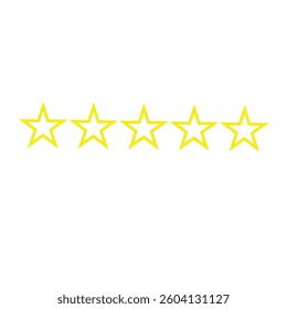 yellow star icon. standard icon 