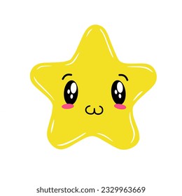 yellow star image with various expressions