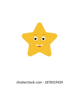 Yellow Star Logo Design Vector