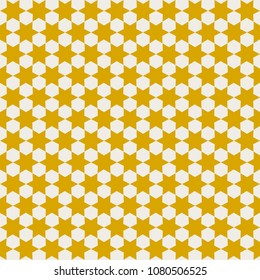 yellow star symbol seamless pattern for background, wallpaper, texture, banner, label etc. vector design