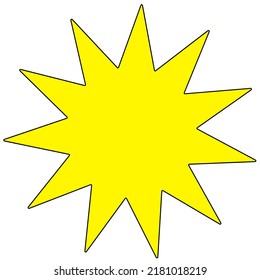 yellow star vector icon clipart